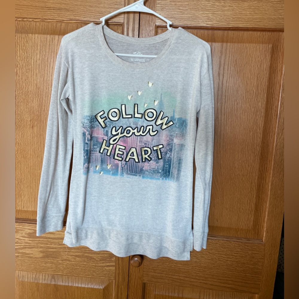 Girls Justice sweater size 14